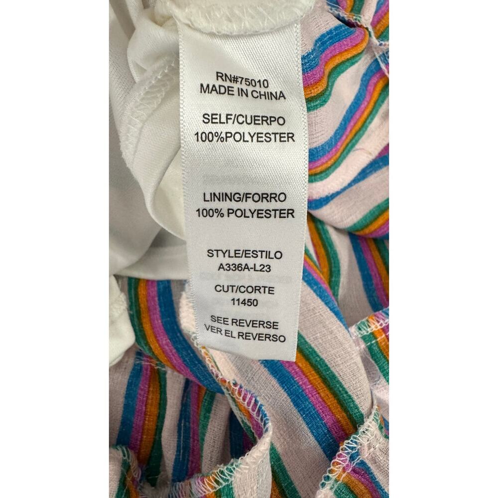 Jodi Kristopher Multicolor Striped Sleeveless Romper - Picture 13 of 14